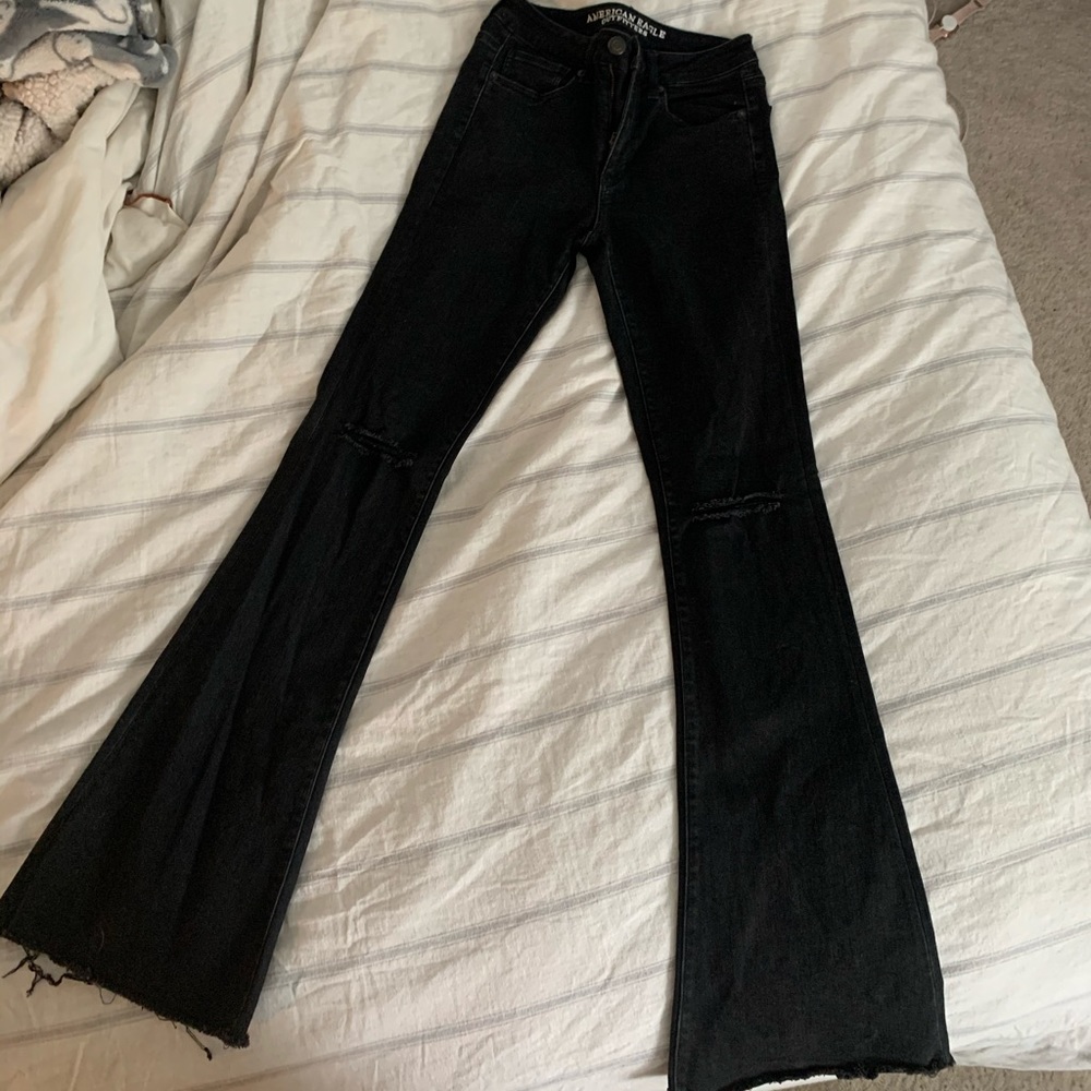 Black Bell Bottoms